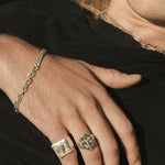 HALF & HALF CHAIN BRACELET