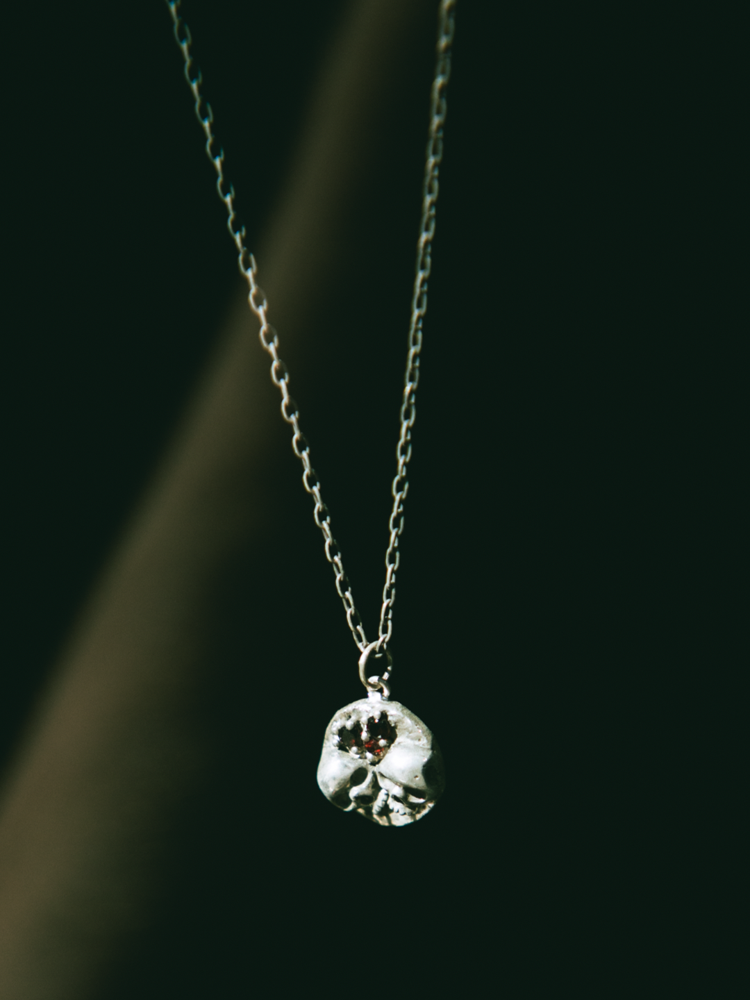 2 skulls necklace