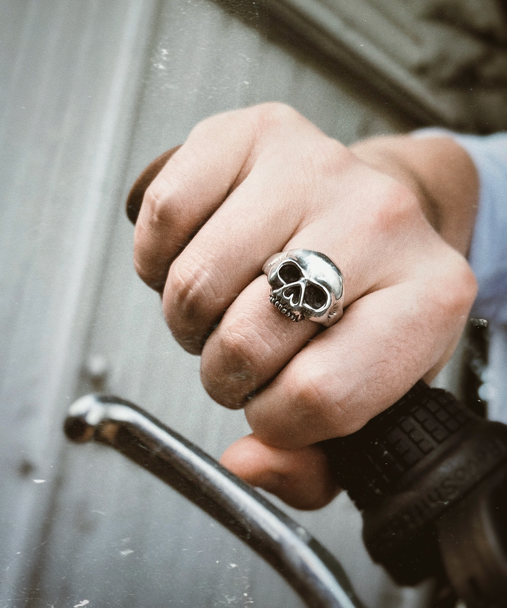 Hellion Skull Ring - Sterling Silver Demon Skull Ring