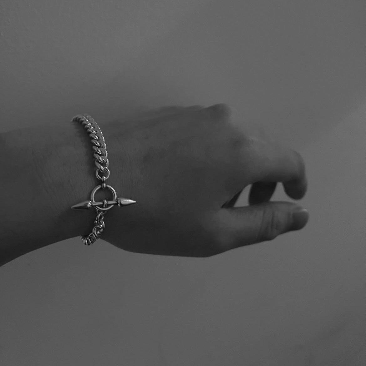 Archer Toggle Bracelet - Sterling Silver Chain Toggle Bracelet