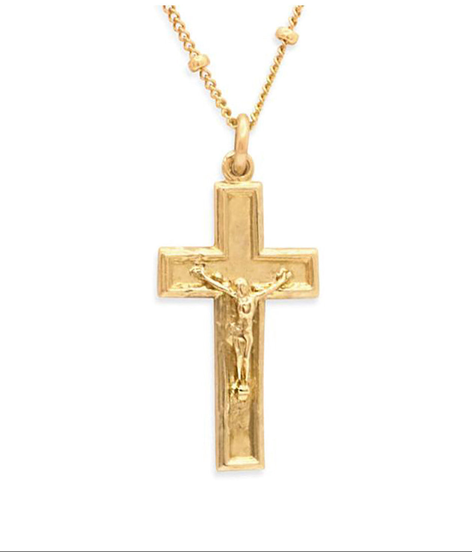 O.G CRUCIFIX PENDANT 14K