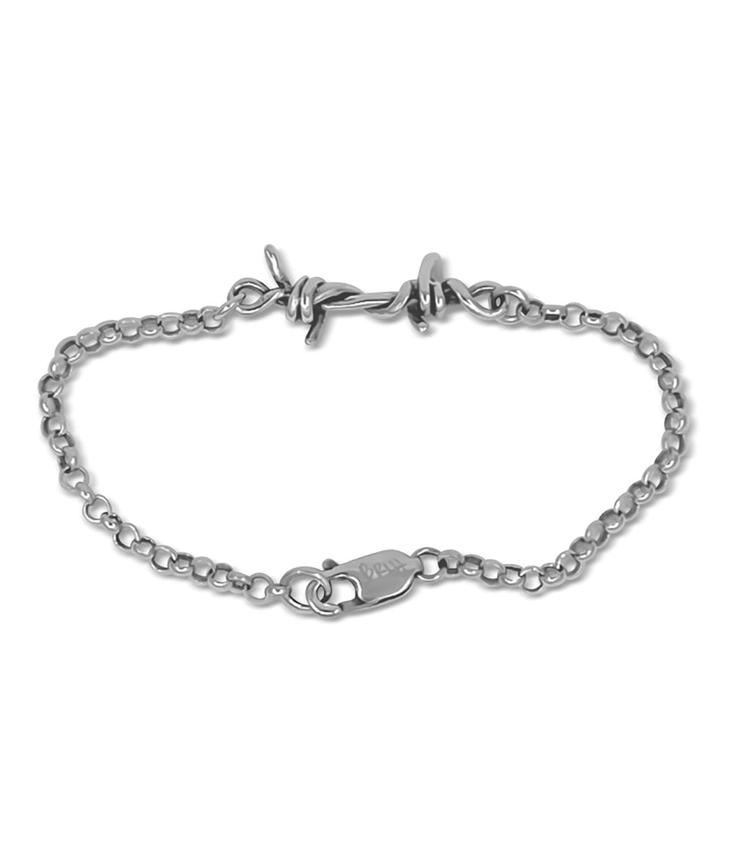 SINGLE LINK BARBED WIRE BRACELET