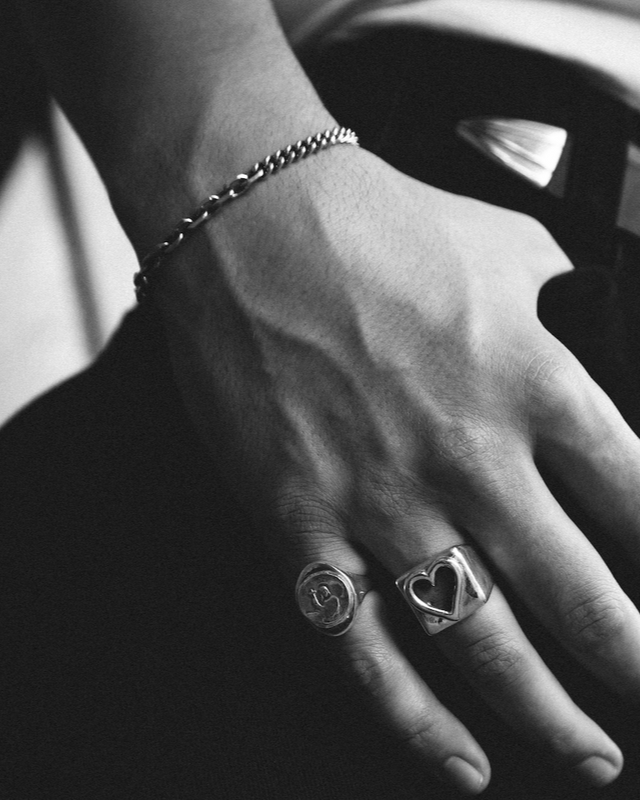 HALF & HALF CHAIN BRACELET