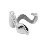 sterling silver open snake ring 