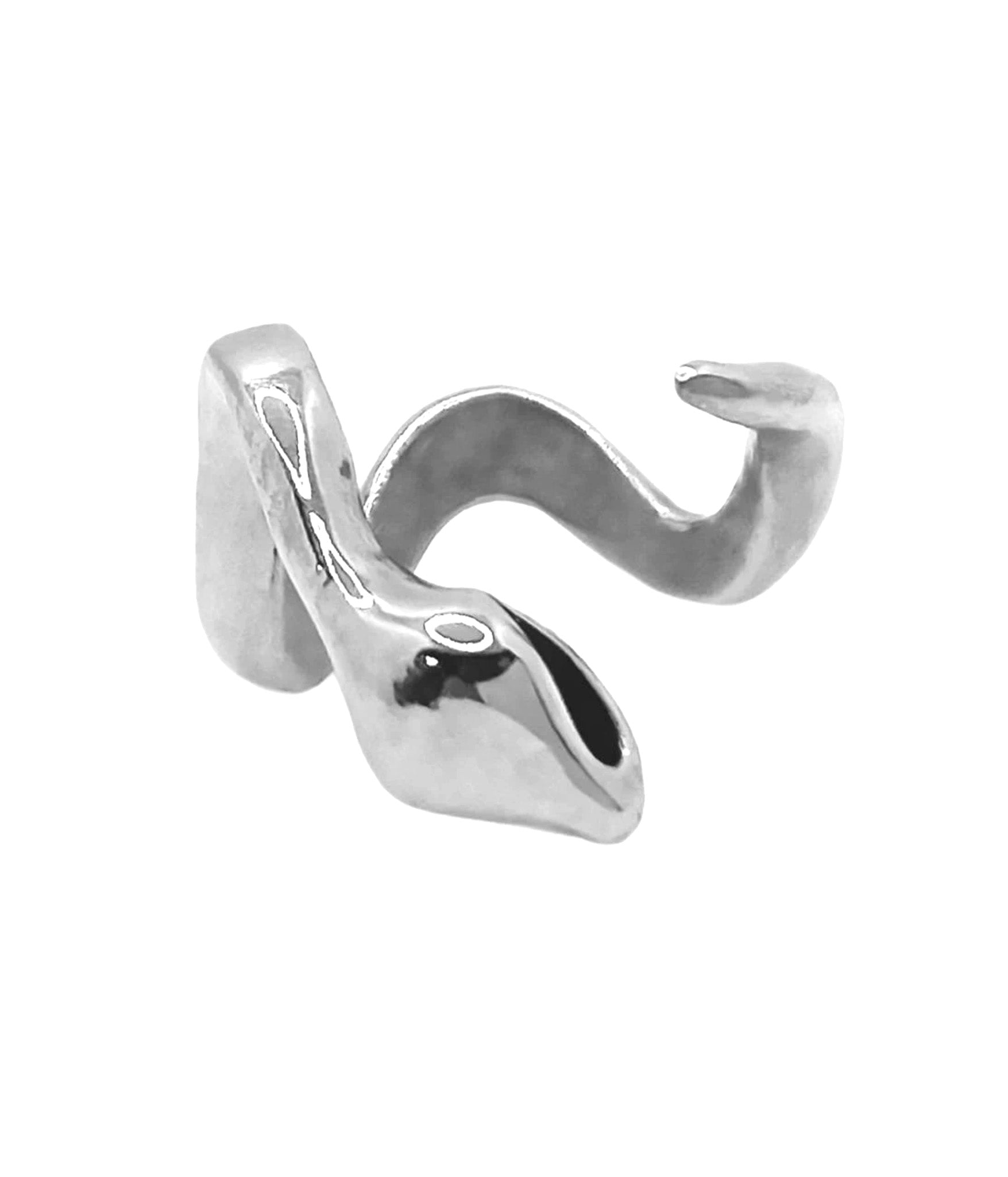 sterling silver open snake ring 