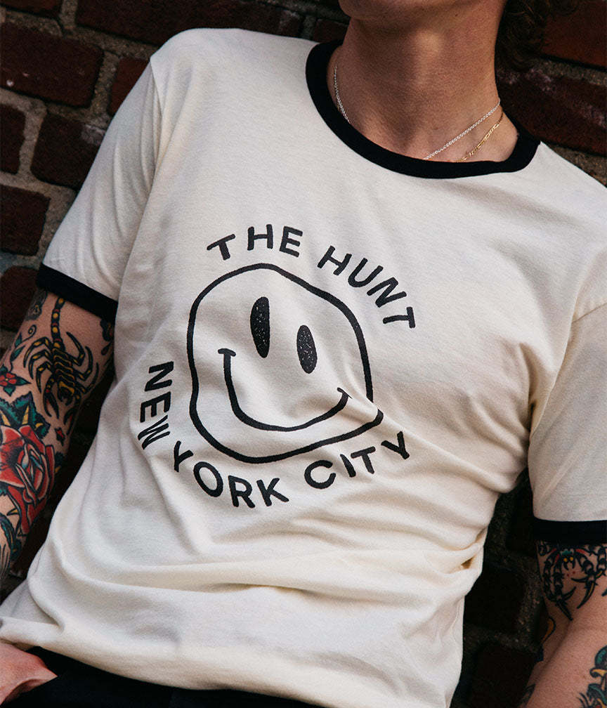 smile ringer on model close up 