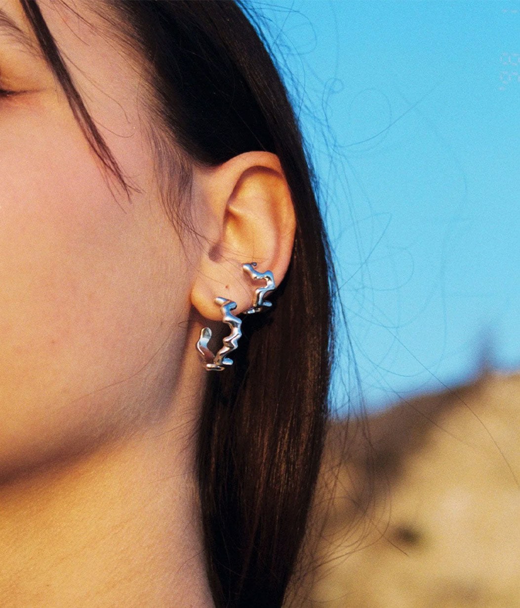 drip hoops on ear