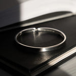 minimalist bracelet in sterling silver 