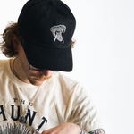 snake hat in studio