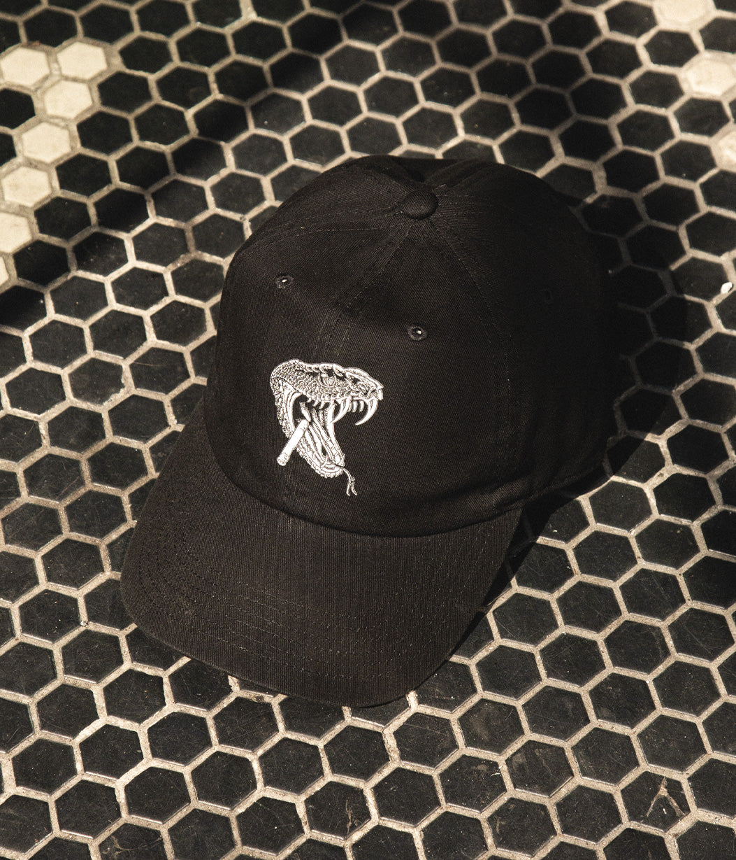 snake hat on tile