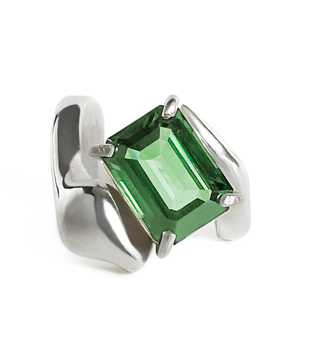 Sacred gem snake ring