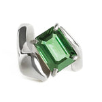 Sacred gem snake ring