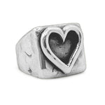 electric love signet ring