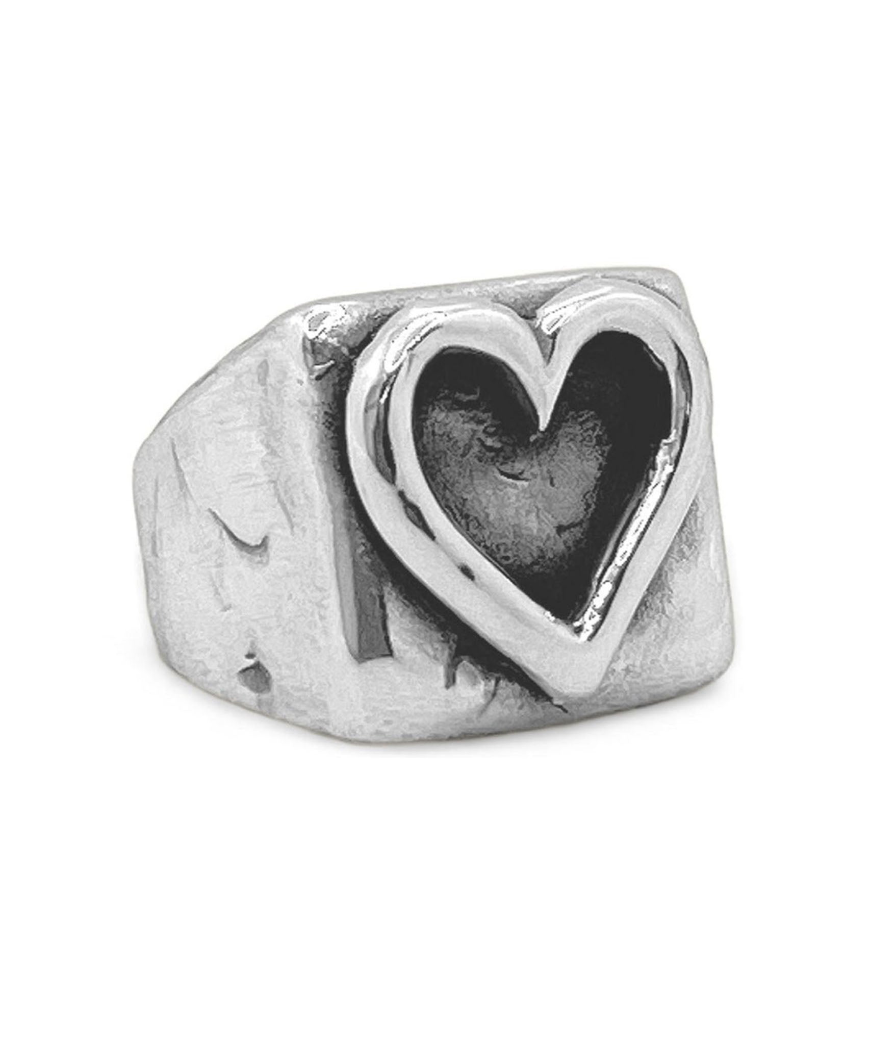 electric love signet ring