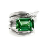 Down Low Gem Ring in Sterling Silver 