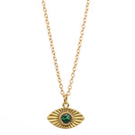 Rose gold necklace with a diamond pendant on a white background