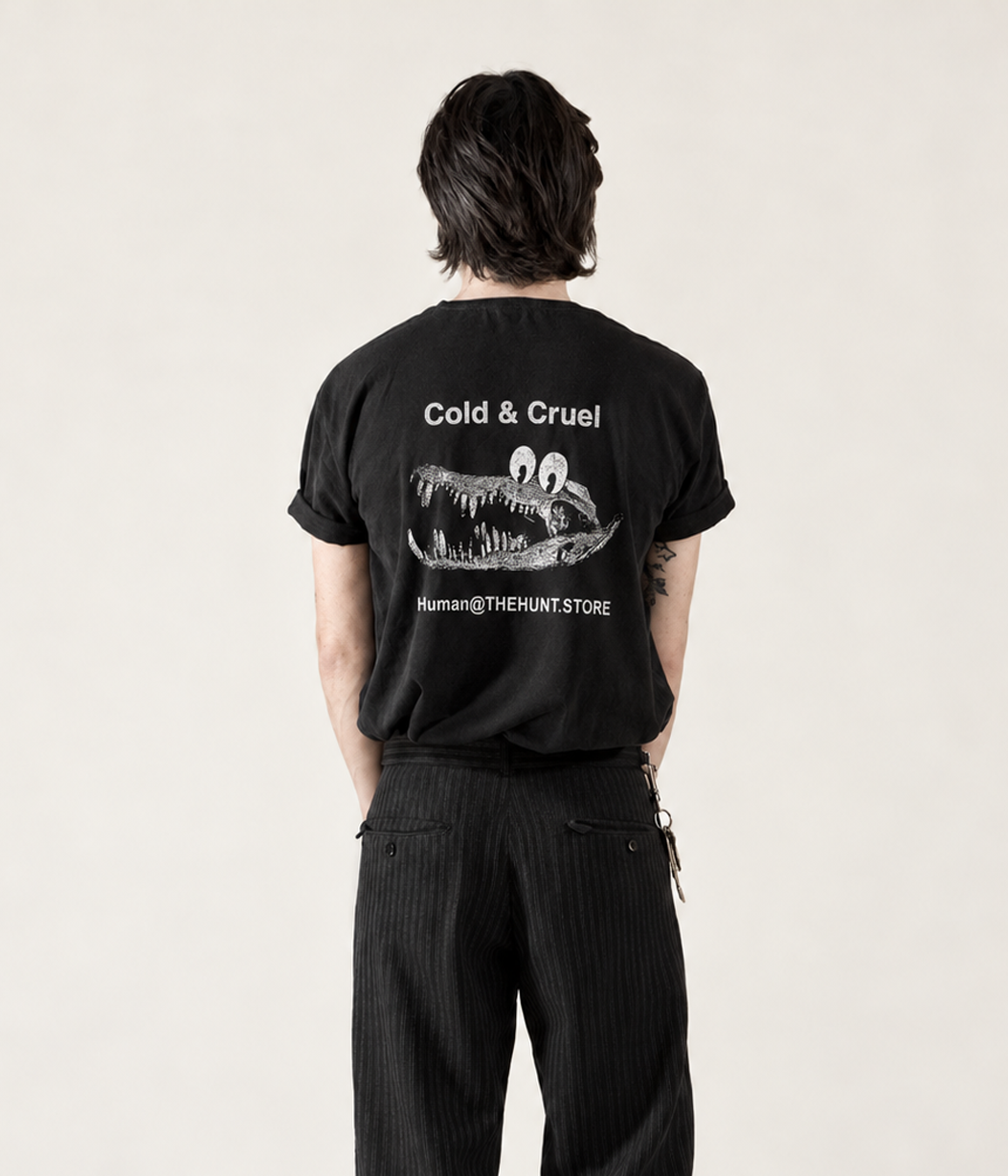 cold and cruel tee shirt back