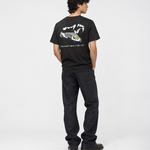 lsd dog tee shirt on model
