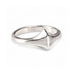 silver maiden shield ring