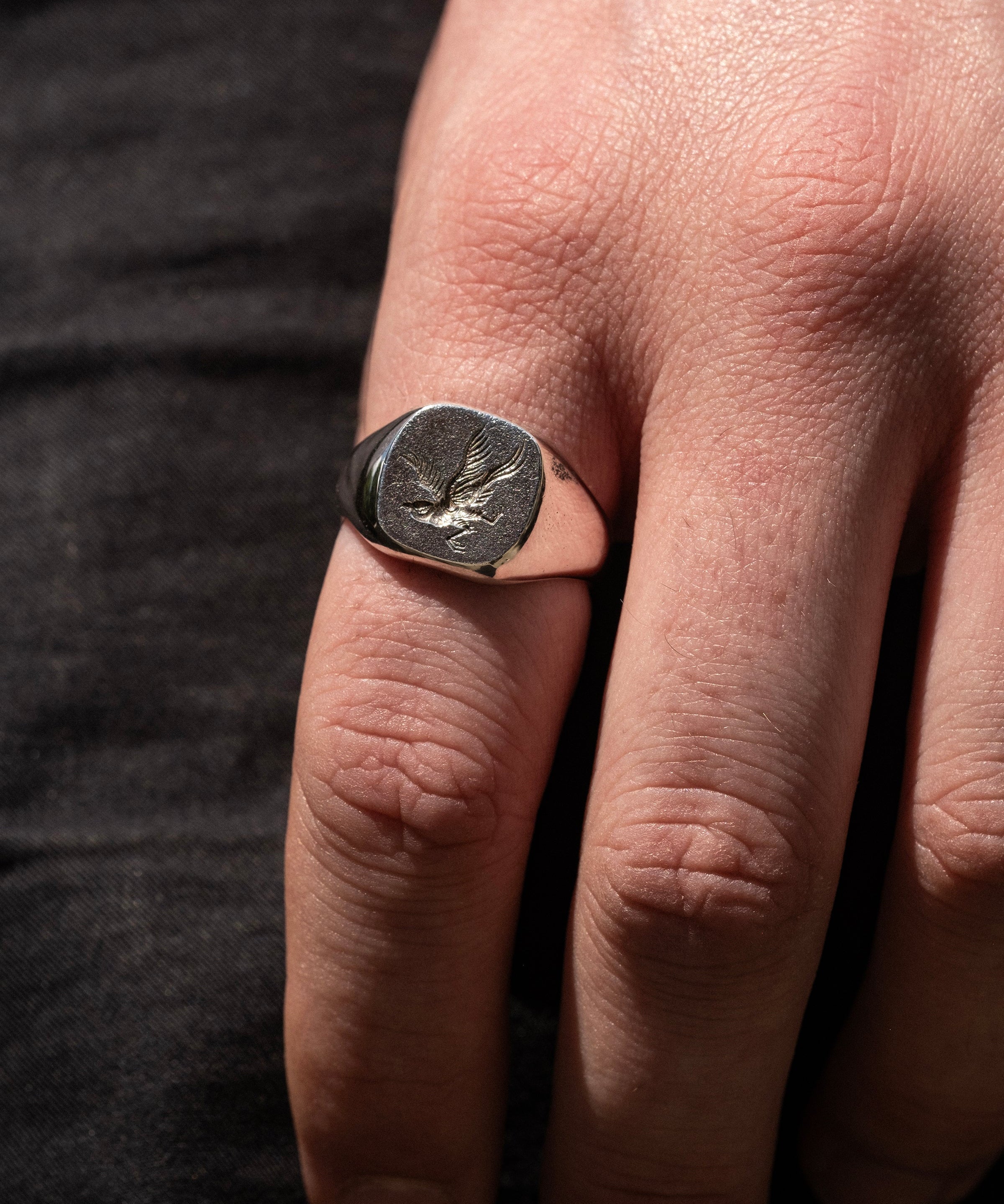 Black Bird Signet Ring – The Hunt