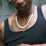 Curb_chain_pearl_necklace _ Thehunt