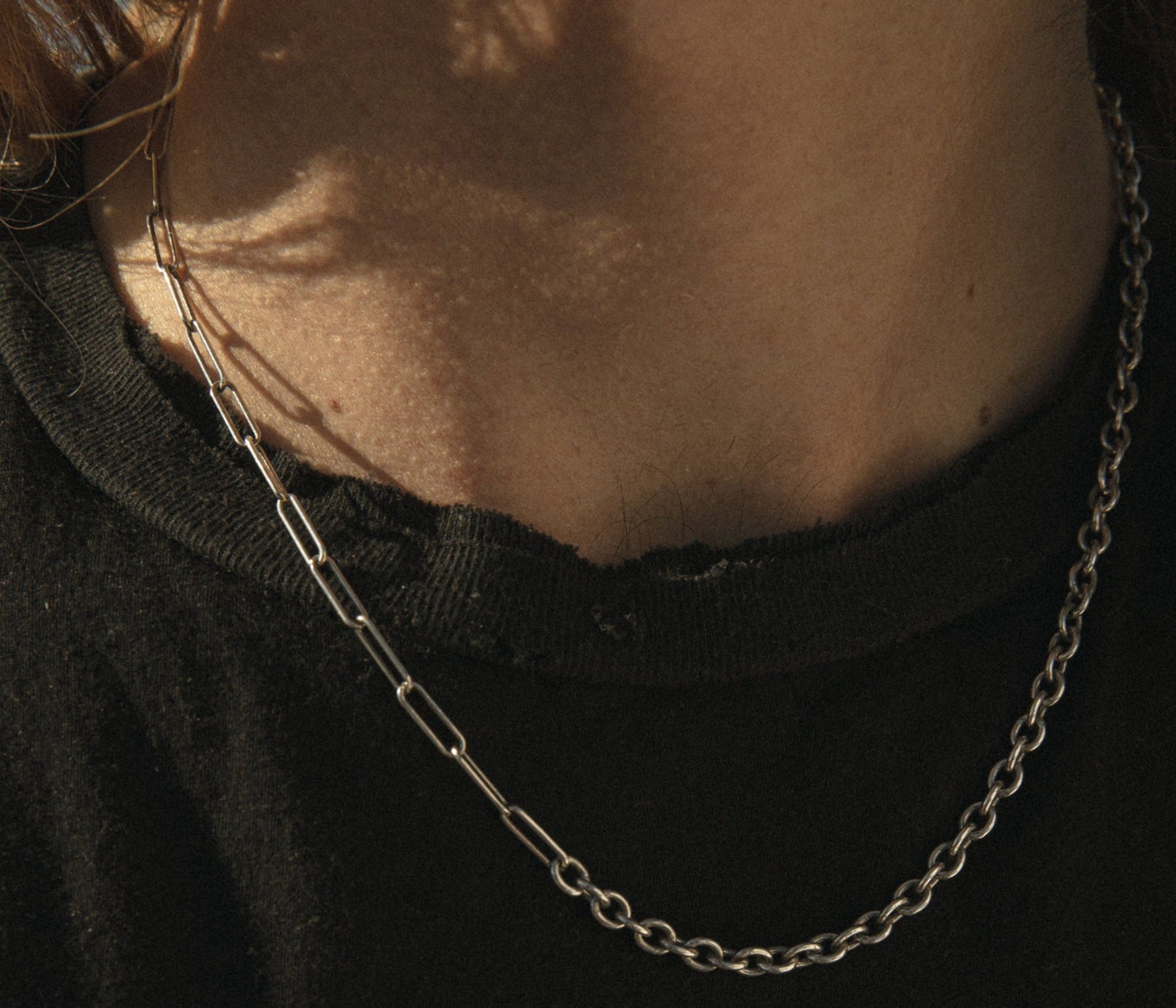 Half & Half Chain Paperclip Cable The Hunt