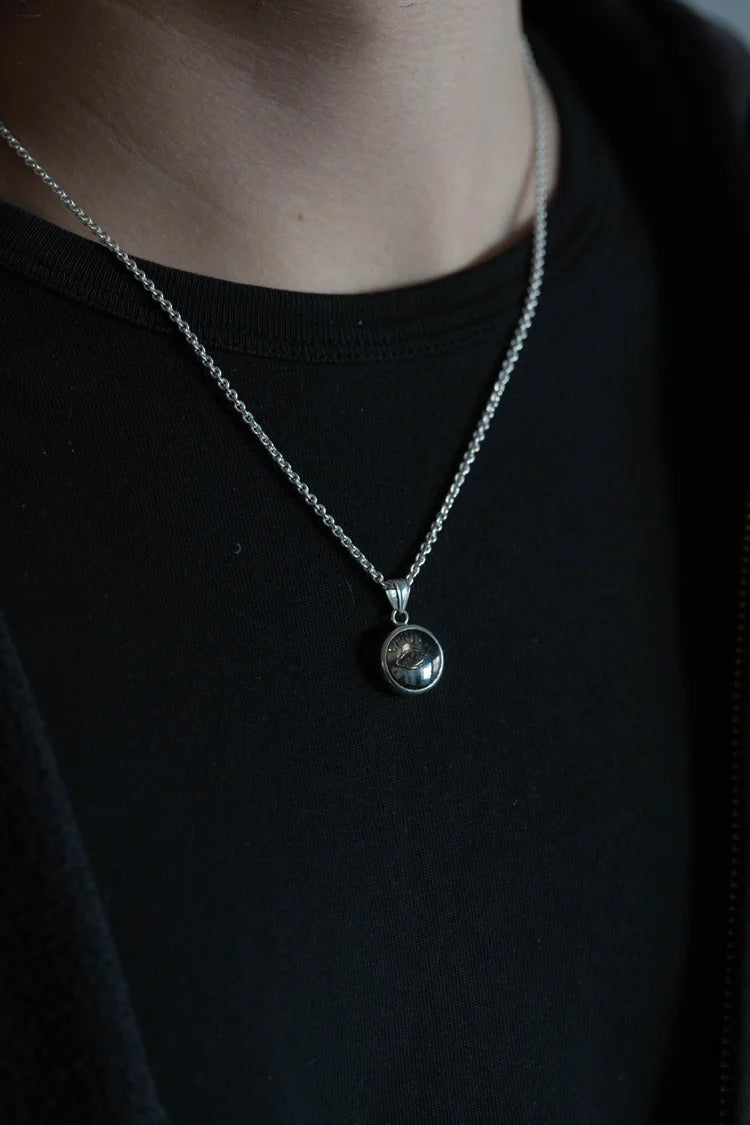 THE HUNT NYC X FREDERICK GROVE EYE PENDANT NECKLACE