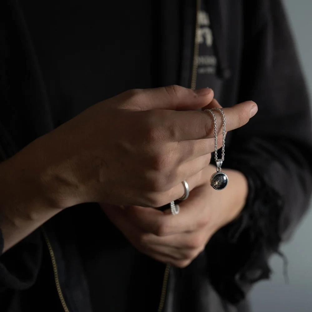 THE HUNT NYC X FREDERICK GROVE EYE PENDANT NECKLACE