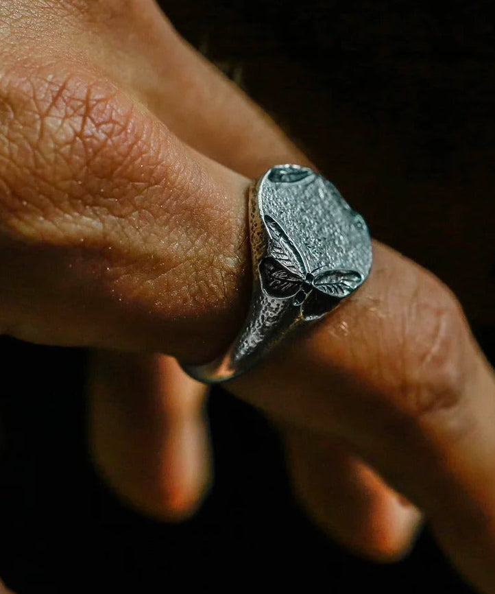 The Hunt X Wasted Talent Butterfly Signet Ring - The Hunt